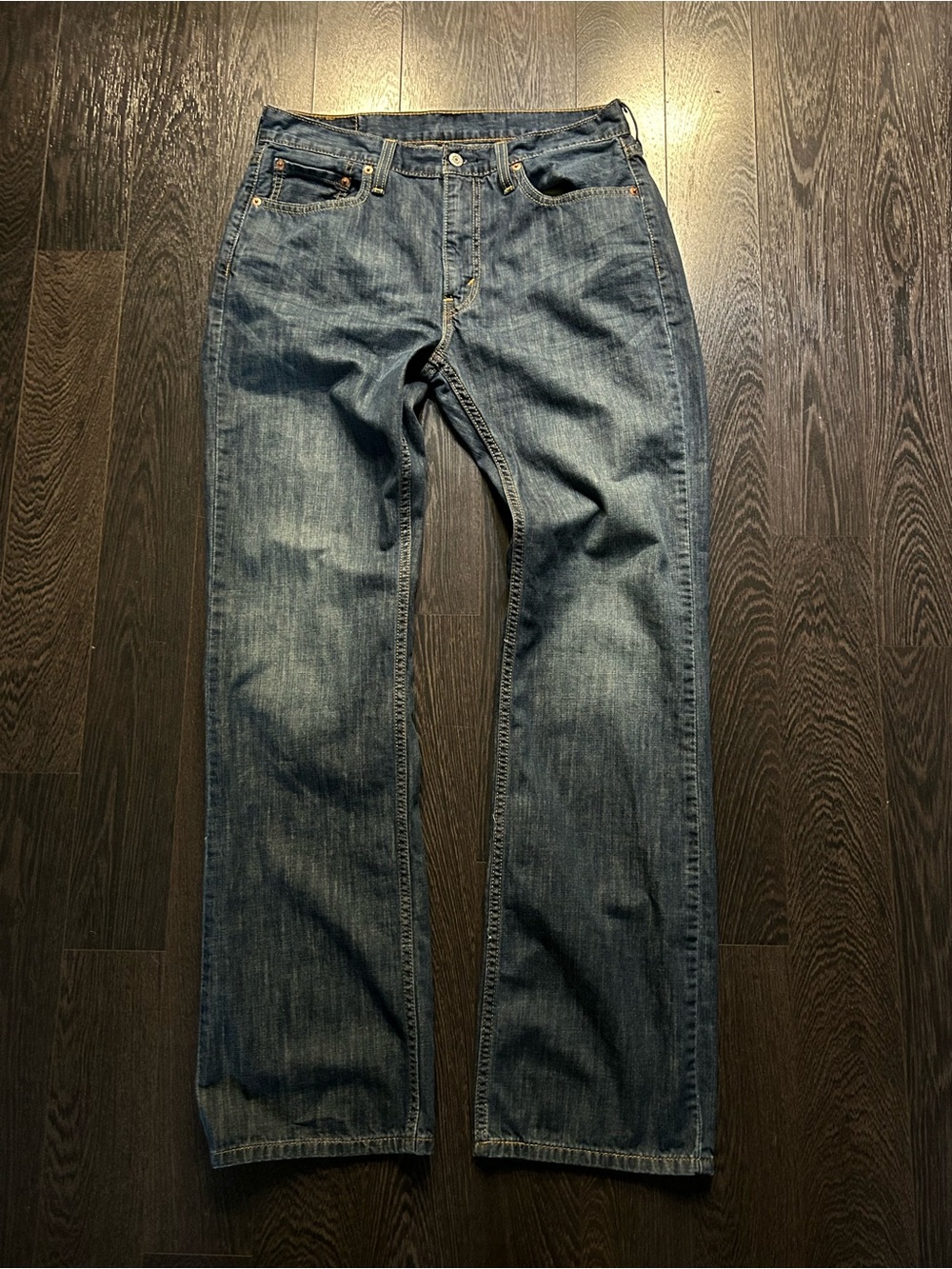Levi's 527 Slim Bootcut Jeans Medium Wash Denim Size 33